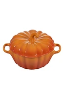 Le Creuset Figural Pumpkin Mini Baking Dish in Persimmon at Nordstrom, Size 12 Oz