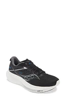 Saucony Ride 17 Running Shoe Black/White at