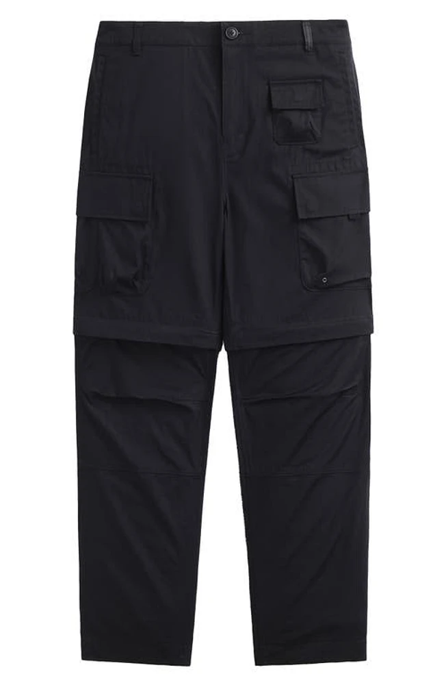 Alpha Industries Convertible Cargo Pants Black at Nordstrom,