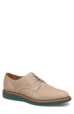 Johnston & Murphy Upton Plain Toe Derby Taupe Nubuck at Nordstrom,