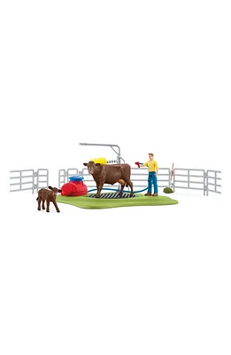 Schleich Farm World Happy Cow Playset in Multi at Nordstrom