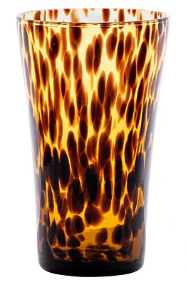 Juliska Puro Tortoiseshell Pattern Glass Tumbler in Brown at Nordstrom