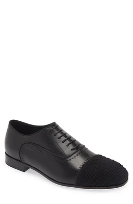 Stuart Weitzman Premiere Party Cap Toe Oxford Black at Nordstrom,