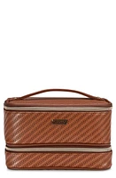 Stephanie Johnson Rosewood Cognac Jenny Train Cosmetics Case at Nordstrom