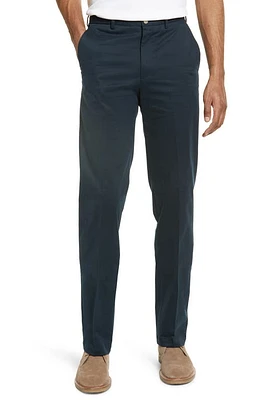 Vintage 1946 Stretch Cotton Flat Front Pants Navy at Nordstrom,