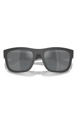 PRADA SPORT 56mm Pillow Sunglasses in Light Grey Gradient at Nordstrom