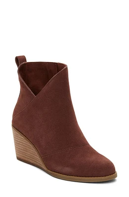 TOMS Sutton Wedge Boot Dark Brown at Nordstrom,