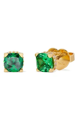 Kate Spade New York little luxuries stud earrings in Green/Gold at Nordstrom