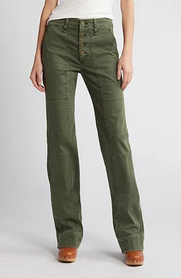 FRAME The Utility Stacked Slim Pants Washed Surplus at Nordstrom,