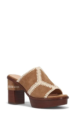 Frye Pipa Crochet Platform Sandal Almond at Nordstrom,