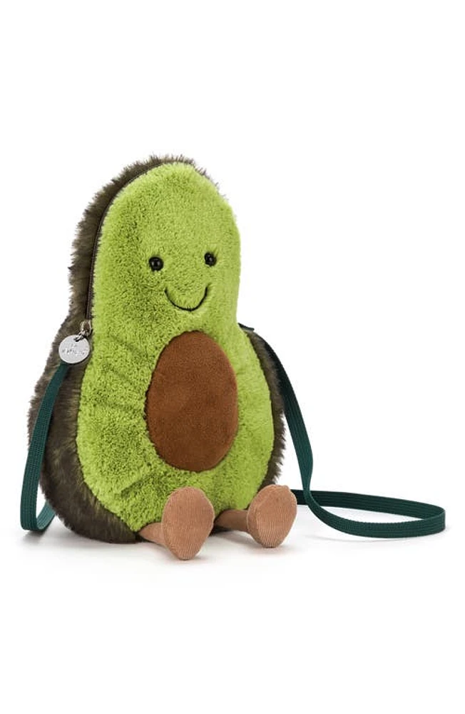 Jellycat Kids' Avocado Plush Crossbody Bag in Green at Nordstrom