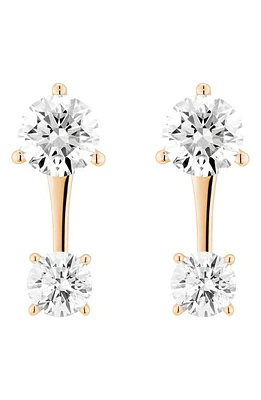 LIGHTBOX 1-Carat Lab Created Diamond Solitaire Earring Enhancers in 14K Gold at Nordstrom