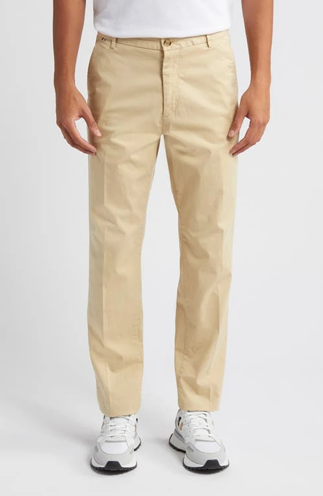 BOSS Kane Cotton Blend Chinos Light Beige at Nordstrom,