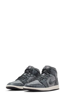 Air Jordan 1 Mid SE Basketball Sneaker Smoke Grey/Off Noir/Sail at Nordstrom,