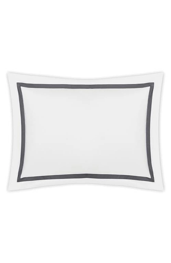 Matouk Lowell Pillow Sham in Charcoal at Nordstrom