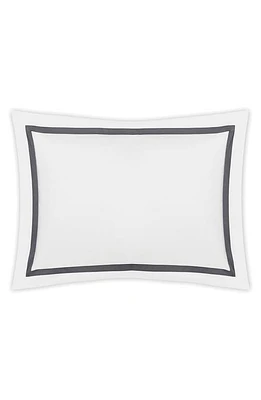 Matouk Lowell Pillow Sham in Charcoal at Nordstrom