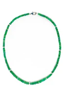 POLITE WORLDWIDE Mystical Opal Beaded Necklace in Green at Nordstrom, Size 18.5