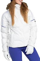 Roxy Snowblizzard Snow Jacket with Removable Faux Fur Trim & Hood Bright White at Nordstrom,