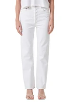 AGOLDE '90s Pinch High Waist Straight Leg Organic Cotton Jeans Marshmallow at Nordstrom,