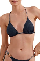 ViX Swimwear Firense Diane T-Back Bikini Top Blue Ocean at Nordstrom,