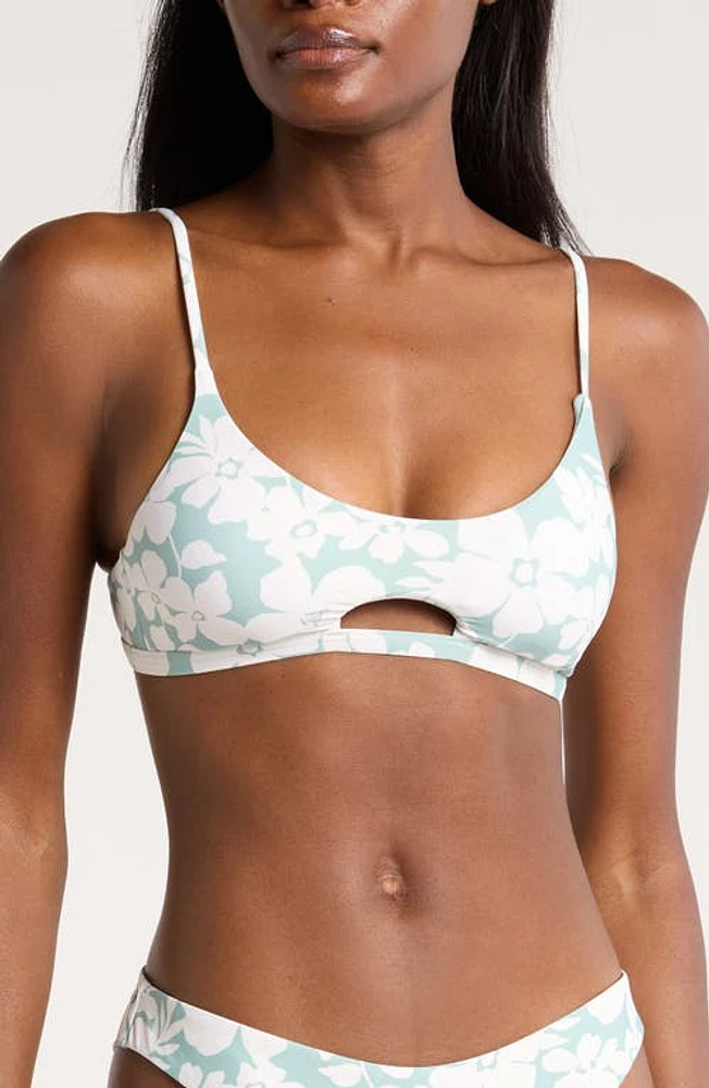 Volcom Coco Crop Bikini Top Sea Glass at Nordstrom,