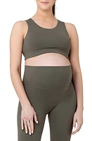 Ripe Maternity Tempo Stretch Nylon Crop Top at Nordstrom,