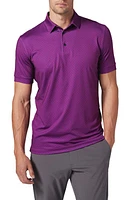 Mizzen+Main Versa Floral Performance Golf Polo in Purple Wine Floral Print at Nordstrom, Size Xx-Large