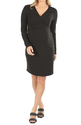 Angel Maternity Crossover Neckline Maternity/Nursing Dress at Nordstrom