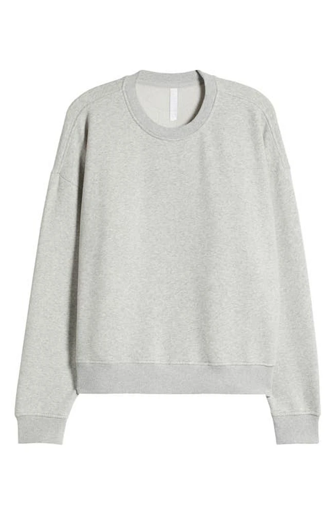 zella Cloud Fleece Sweatshirt Grey Light Heather at Nordstrom,