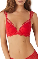 Etam Butterfly Underwire Plunge Push-Up Bra at Nordstrom,