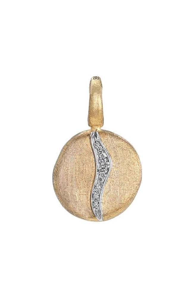 Marco Bicego Jaipur 18K Yellow Gold Small Diamond Accent Pendant in Yellow-White at Nordstrom