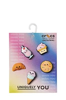 CROCS 5-Pack Dessert Jibbitz Shoe Charms in White at Nordstrom