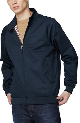 Ben Sherman Signature Harrington Cotton Jacket in Dark Navy at Nordstrom, Size Xx-Large