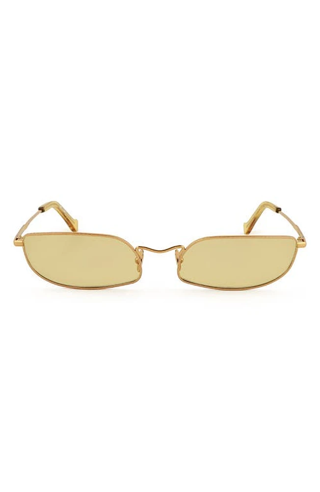 Grey Ant Fait 62mm Rectangle Sunglasses in Gold/Yellow at Nordstrom