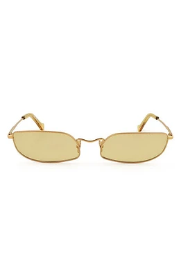 Grey Ant Fait 62mm Rectangle Sunglasses in Gold/Yellow at Nordstrom