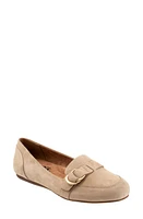 SoftWalk Serra Flat Oatmilk Suede at Nordstrom,