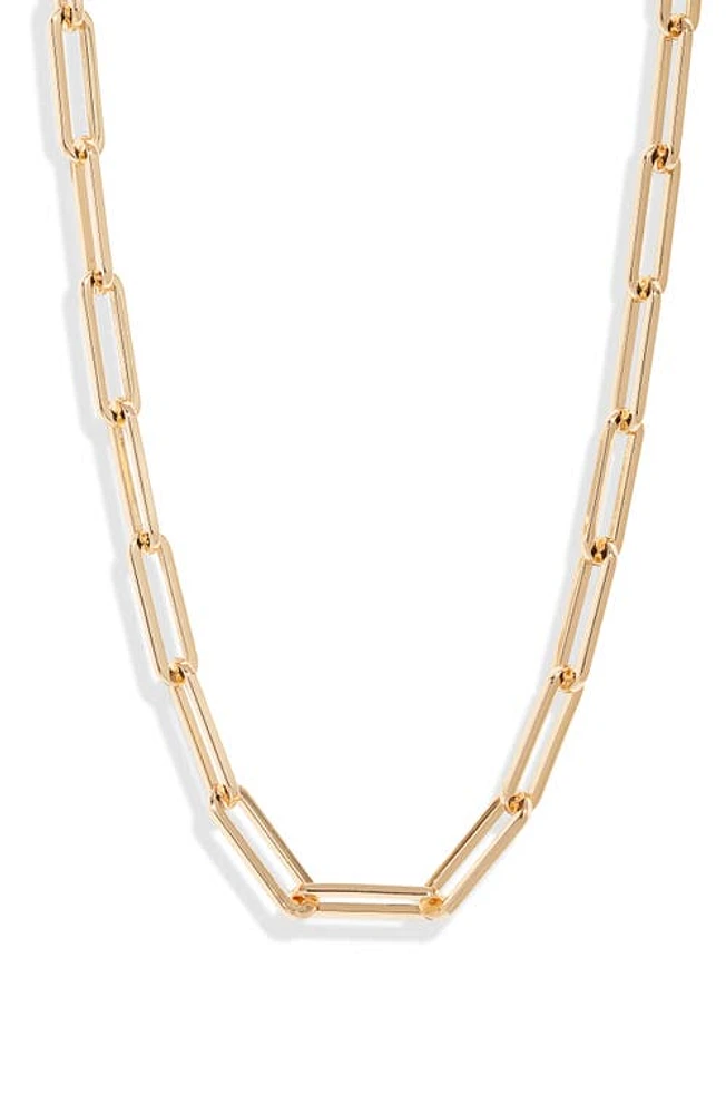 Jenny Bird Andi Paperclip Link Necklace in Gold at Nordstrom