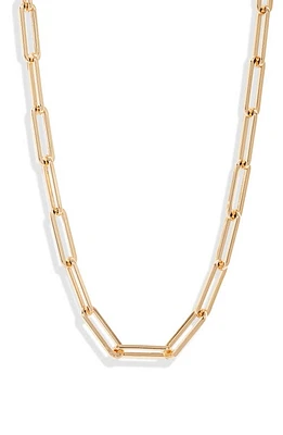 Jenny Bird Andi Paperclip Link Necklace in Gold at Nordstrom