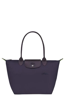 Longchamp Medium Le Pliage Green Recycled Canvas Shoulder Tote Bag in Bilberry at Nordstrom