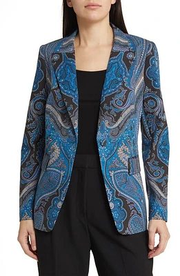 KOBI HALPERIN Print Blazer Ocean Multi at Nordstrom,