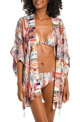 La Blanca Desert Dream Cover-Up in White Multi at Nordstrom