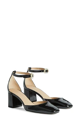 LK Bennett Darling Ankle Strap Pump Black at Nordstrom,