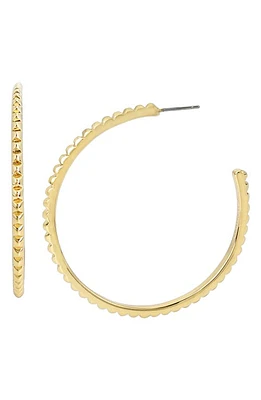 AllSaints Large Studded Hoop Earrings in Gold at Nordstrom