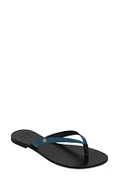 BELLA HA Italian Leather Handmade Flip Flop in Real Teal at Nordstrom, Size 9Us