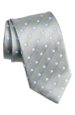 David Donahue Neat Silk Tie in / at Nordstrom