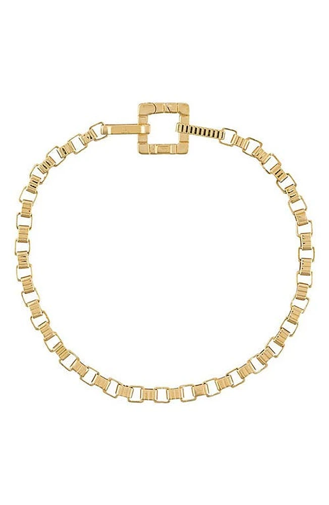 IVI Los Angeles Slim Signore Chain Bracelet Yellow Gold at Nordstrom,