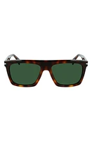 Lanvin 57mm Rectangular Sunglasses in Havana at Nordstrom