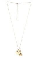 Ettika Long Zodiac Charm Necklace in Gemini at Nordstrom