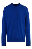 NORTH SAILS Tipped Logo Embroidered Crewneck Sweater Surf Blue at Nordstrom,