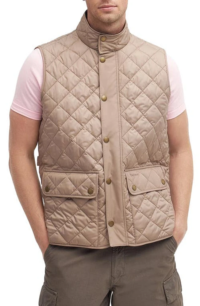 Barbour New Lowerdale Quilted Vest Timberwolf at Nordstrom,